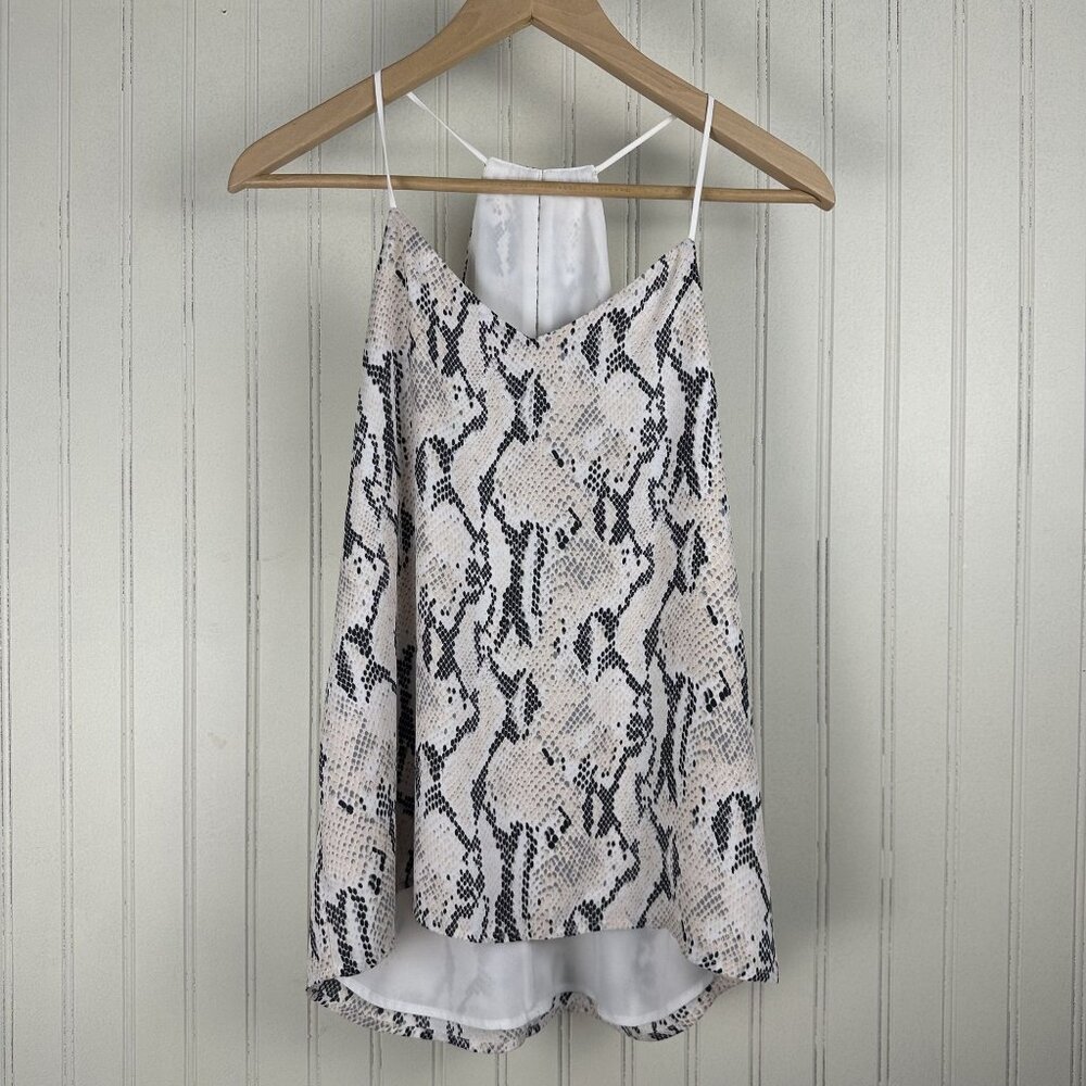 Express Snake Print‎ Cami Tank In Size X-Small, Soft, Flowy, Keyhole Back